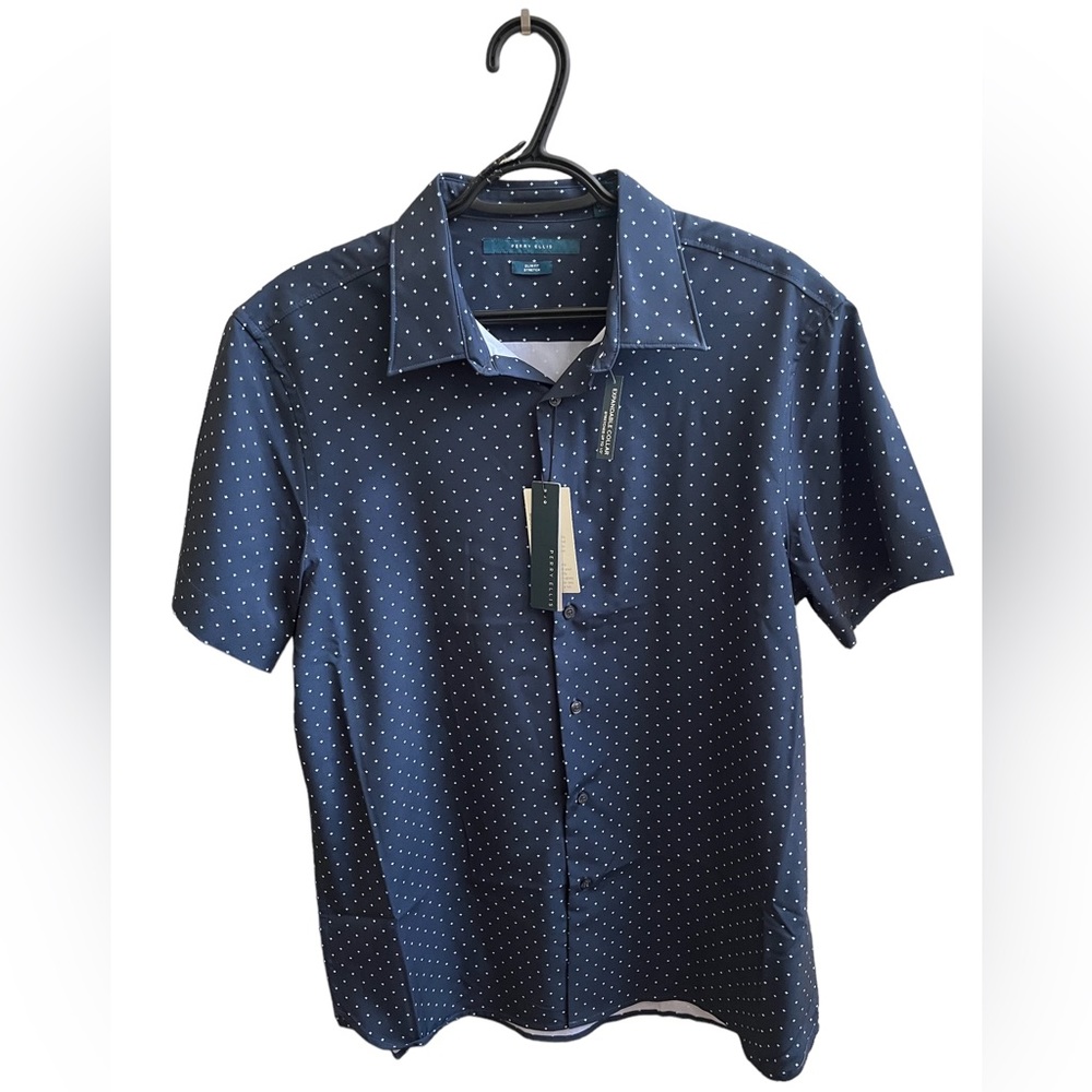 PERRY ELLIS button down short sleeve shirt